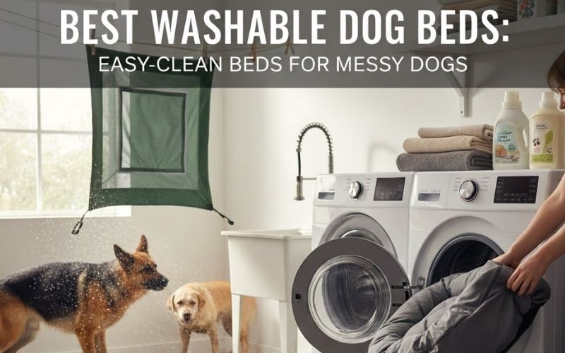 Best Washable Dog Beds: Easy-Clean Beds for Messy Dogs